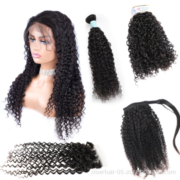 With Closure and Frontals Straight Cuticle Aligned Wholesale Vendors Extension Mink Unprocessed Virgin Brazilian Hair Bundle